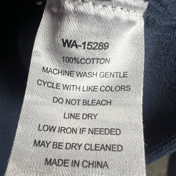 Kiel James Patrick Old Salt cotton knit sweater blue rollneck jumper nautical XS - Picture 7 of 8